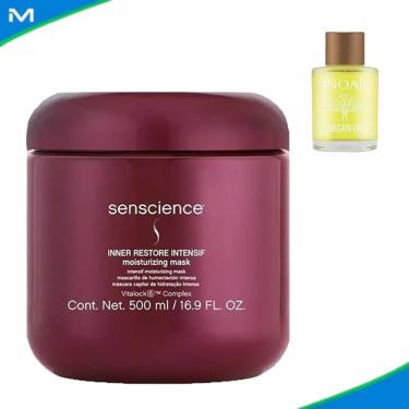 Imagem de Máscara Hidratante Senscience Inner Restore 500ml Com Óleo de Tratamento Argan Oil Regeneração