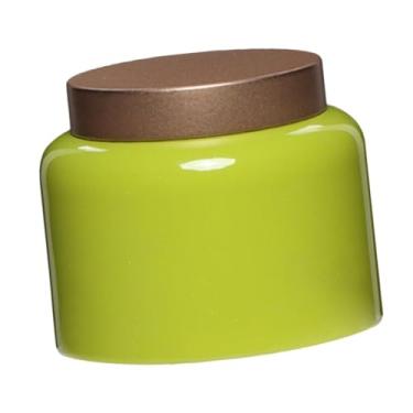 Imagem de Bothyi Lata de chá de café de açúcar jarra de armazenamento de chá solto Multifuncional Cozinha de à prova de poeira com vasilha de cozinha de tampa, Verde