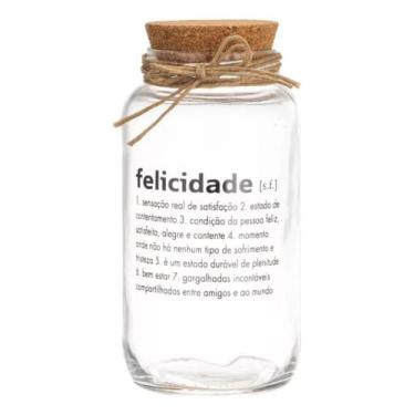 Imagem de Pote 750ml Hermético Vidro Com Tampa De Rolha Para Armazenar Temperos,
