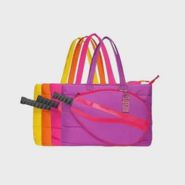 Imagem de Bolsa Raqueteira Esporte Beach Tênis Com Porta Raquete
