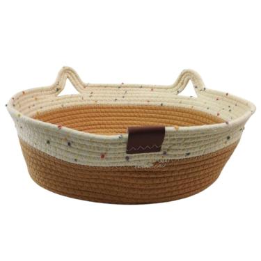 Imagem de Cama Gato Arranhador Ninho Cestinho Pet Felino Caminha Rasqueavel Animais Estimaçao