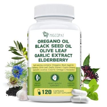 Imagem de Suplemento de óleo de orégano Migcopat com semente preta 120 cápsulas