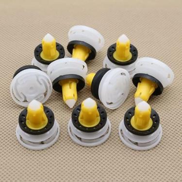 Imagem de DZMZL Prendedor de pino de retentor de painel de acabamento de porta para Jeep Renegade 6511618AA para Fiat 500X 51987227 Qtde 10