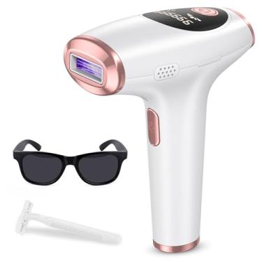 Imagem de Dispositivo de remoção de pelos, remoção de pelos IPL, depilação a laser para mulheres e homens 999.999 Flashes para rosto, pernas, braços, linha de biquíni, uso em casa (modelo: TFDA06S-A)