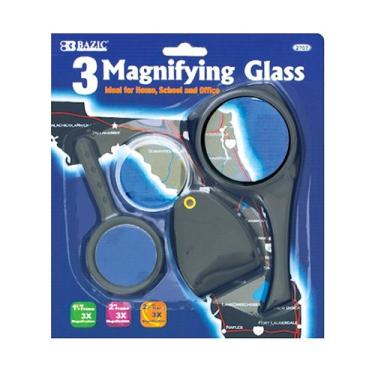 Imagem de Bazic 2x lupa conjuntos, 3 por pacote (caixa com 144)