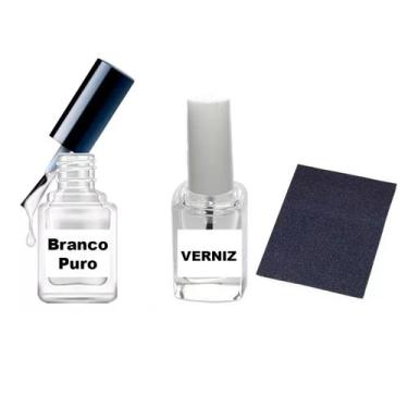 Imagem de Tinta De Retoque Tira Risco Carro Volkswagen - Branco Puro - Jhow Ades