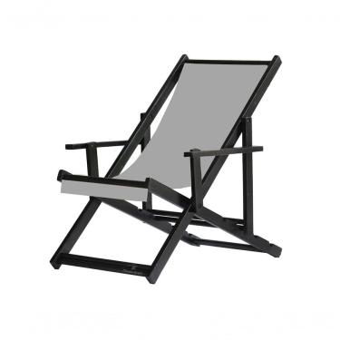 Imagem de Espreguiçadeira Preguiçosa Dobrável Black Cb-cinza
