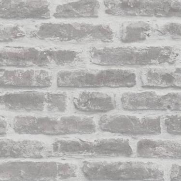 Imagem de Papel De Parede Jackie Tijolo Cinza 6827-20