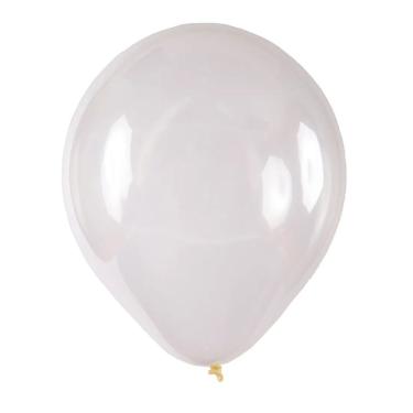 Imagem de Balão De Látex Cristal Transparente - 8 Polegadas - 50 Un