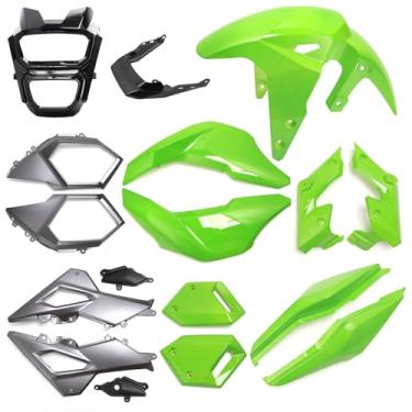 Imagem de mokuo Kit De Carenagem Para Motocicleta Em Abs Compatível Com Honda Grom Msx 125 Sf 2017-2020, Cor Verde-Maçã