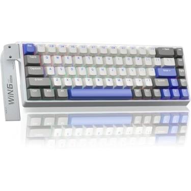 Imagem de Win68 He Max - Teclado Para Jogos Com Efeito Hall E Interruptor Magnético, Modo De Disparo Rápido Atuação Ajustável, Taxa Pesquisa 8 Khz, Retroiluminação Rgb, Fio, Mecânico, Design Compacto 60%