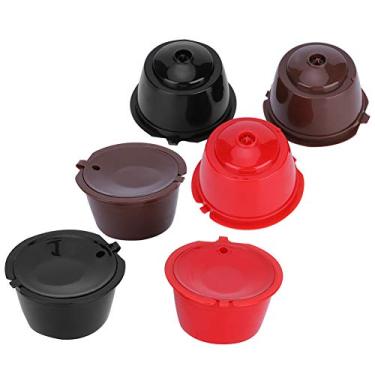 Imagem de Zerodis Cúpula de Filtro de Cápsula de café Reutilizável, Pp + Aço Inoxidável de Grau Alimentar, Saída Precisa, Bom Efeito de Filtragem, Com Colher e Pincel, para