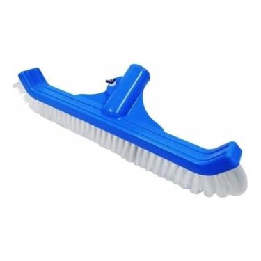 Imagem de Escova Curva Nylon 44cm Para Limpeza de Piscina