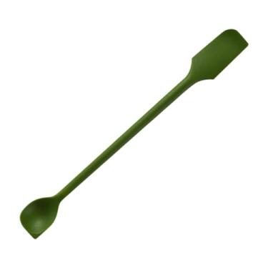 Imagem de ＫＬＫＣＭＳ Espátulas de silicone para cozinha, espátulas para creme de bolo, colher de maquiagem, utensílios para assar, condicionadores de garrafas de, Verde
