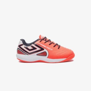 Imagem de Tênis Infantil De Futsal Umbro Pro 5 Jr, Coral, 30