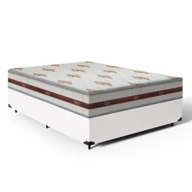 Imagem de Cama Box com Colchão de Molas Ensacadas Anjos Classic Casal 138cm - An