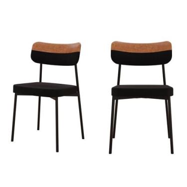 Imagem de Kit com 2 Cadeiras para Sala de Jantar Mona Yescasa