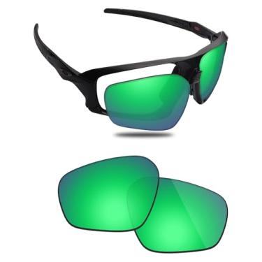 Imagem de Fiskr Lentes polarizadas de substituição compatíveis com óculos de sol Oakley Field Jacket OO9402, resistente a impactos e ajuste perfeito - verde esmeralda
