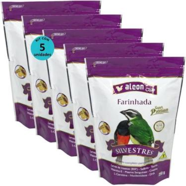 Imagem de Alcon club farinhada silvestres 250g super premium kit com 5 para azul