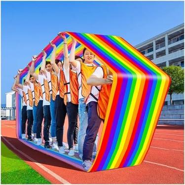 Imagem de 4-20m Jogo De Trabalho Em Equipe Ao Ar Livre Tapete De Corrida Crianças Adulto Trabalho Em Grupo Atividade De Aprendizagem Jogo De Brinquedo Para 2-18 Pessoas, Kids-8M
