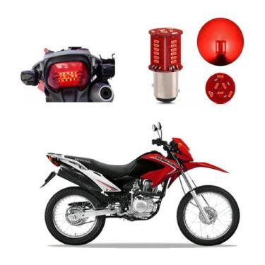 Imagem de Lâmpada Led Freio 2 Polos Sequencial Strobo Moto NXR 125 BROS ES 2003 