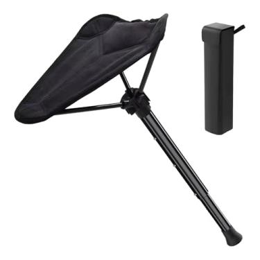 Imagem de menolana Banco de Acampamento Telescópico de Perna única para áreas Externas, Altura Ajustável E Moderno