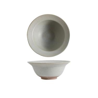 Imagem de Tigela de arroz comercial de cerâmica estilo japonês, tigela de chapéu cônico para panela picante e sopa picante - Danqing