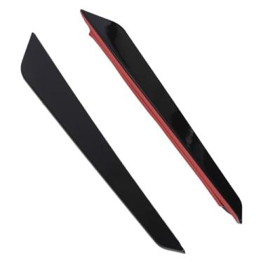 Imagem de Zhjvihx 2 PCs Esquerda PARA o Pára-choque Dianteiro Esquerdo Spoiler Lip Air Chin Splitter Substituição, Splitter Lateral do Pára-choque Dianteiro SPORTY SPORTY SPORTY (Preto brilhante)