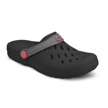 Imagem de Chinelo BoaOnda Infantil Babuche Easy Confortável Tira Flexível, Preto