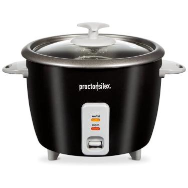 Imagem de Panela de Arroz Elétrica até 16 Xícaras Cozidas Aço Inoxidável 500W, 110v, PROCTOR SILEX 37527, Preto