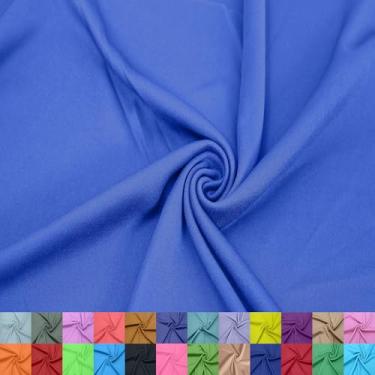 Imagem de Stylish FABRIC Forro interloque 100% poliéster de 152 cm de largura – tecido de malha leve elástico bidirecional, da The Yard para vestuário, maternidade, decorações de festa, cortinas, artesanato e