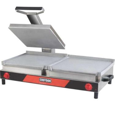 Imagem de Sanduicheira Elétrica Croydon com Prensa Lisa SCGL, 220V