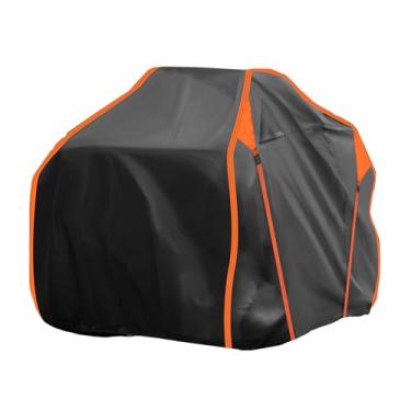 Imagem de X AUTOHAUX Capa de quadriciclo para Can-am OUTLANDER MAX XT DPS/XT-P à prova d'água 4 rodas cobertura quádrupla proteção de armazenamento ao ar livre sol chuva 210D-PU preto 240x122x135cm