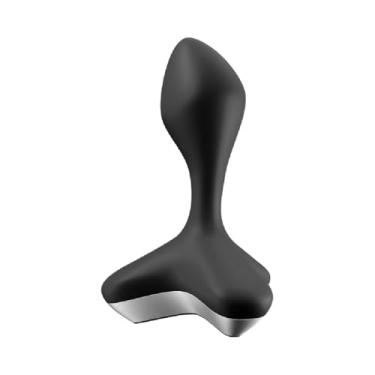 Imagem de Plug Anal SF Game Changer – Vibração Intensa – Unissex – Silicone Médico – Impermeável (Preto)