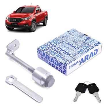 Imagem de Trava Pneu Estepe Anti Roubo Carro Chave Fiat Strada 2021