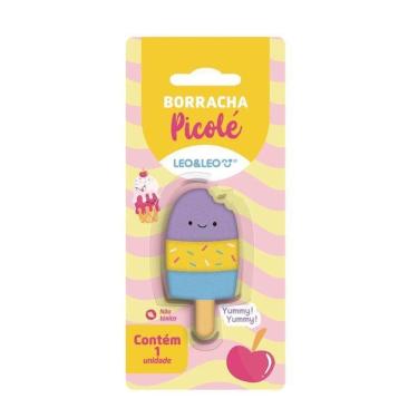 Imagem de Borracha Food Trends Leo & Leo Isenta de PVC 11,4x6,4x1cm