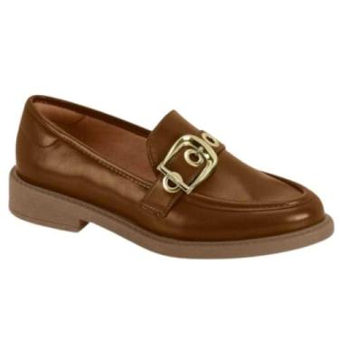 Imagem de Sapato Feminino Vizzano Mocassim Marrom 34