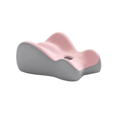 Imagem de Xiamenzcx Travesseiro ergonômico para leitura e descanso de cama com braços – Almofada de cunha multiuso para costas, cabeça, pescoço, refluxo ácido, alimentação, gravidez, descanso na cama (rosa)