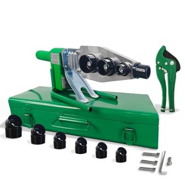 Imagem de Soldador de tubo de água de plástico para PP, PP-R, PE, PP-C - Máquina de fusão de tubo de poliéster - Aquecedor de tubo de PVC - Equipamento de soldagem de tubo de 110 V