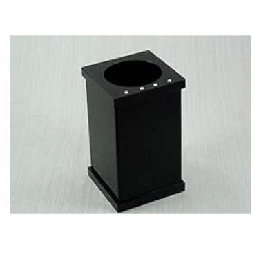 Imagem de Pote Vazado Cristal em Acrílico Com Strass Preto 