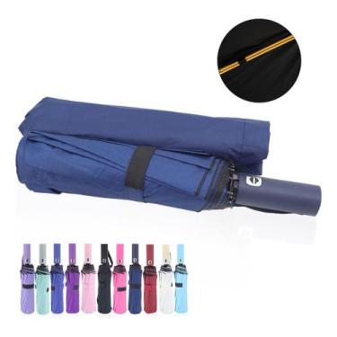 Imagem de Guarda Chuva Automático Portátil Proteção UV Forte Marinho - Petrin