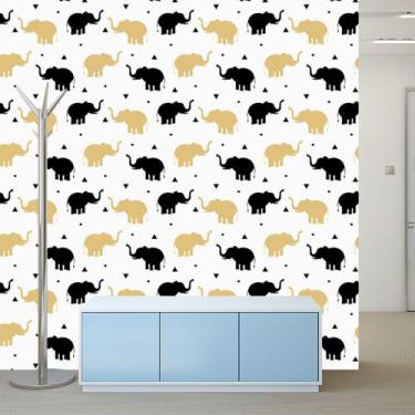 Imagem de Papel de Parede Adesivo - Elefantes - Animais - 322pps - Allodi