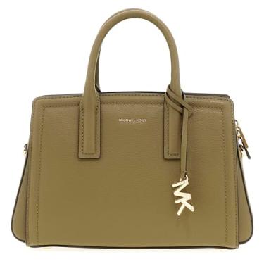 Imagem de Michael Kors Bolsa feminina Sm Satchel, Verde Safari, Einheitsgröße