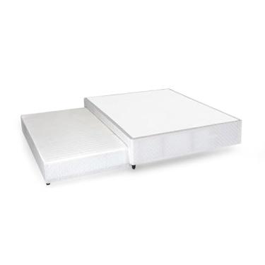 Imagem de Bicama Casal com Cama Auxiliar Molas Herval Anis, Sem Colchão, Gelo, 32x138x188 cm