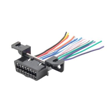 Imagem de Conector Obd2 J1962 16 Pinos Chicote Customizar Tomada Fem