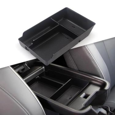 Imagem de Bandeja organizadora de console de carro, caixa de armazenamento de braço para Hyundai Ioniq 5 2022-2025, bandeja de luva de console de apoio de braço