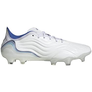 Imagem de adidas Tênis de futebol masculino Copa Sense.3 Firm Ground, Branco fantasma/branco neve/branco metálico, 9 Women/8 Men
