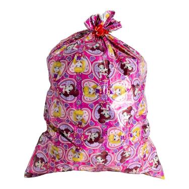 Imagem de Saco De Presente Princesas Chibi 30X45 Com Lacinho