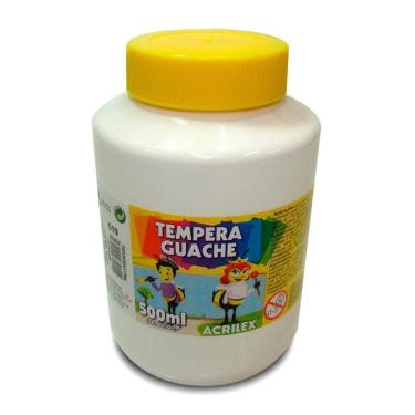 Imagem de Tinta guache Branco 500ml 519 Acrilex
