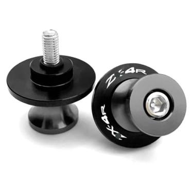 Imagem de BYYINGSUS Acessórios de modificação para motocicleta 8 mm CNC bobinas de braço oscilante parafusos de suporte deslizantes compatíveis com ZX-4R ZX-4RR 2023-2024 (titânio-8 mm)